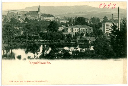 01493-Dippoldiswalde-1900-Blick auf Dippoldiswalde -Brück & Sohn Kunstverlag