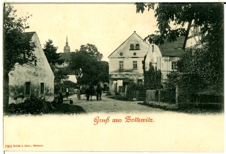 01330-Zottewitz-1899-Dorfstraße-Brück & Sohn Kunstverlag