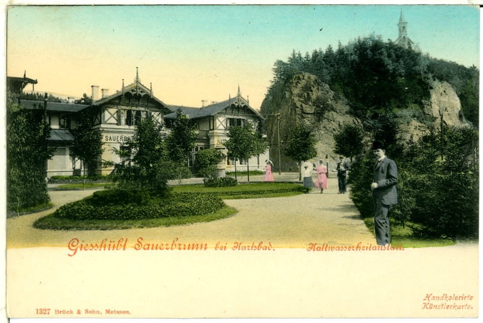 01327-Gießhübl-Sauerbrunn-1899-Kaltwasserheilanstalt-Brück & Sohn Kunstverlag