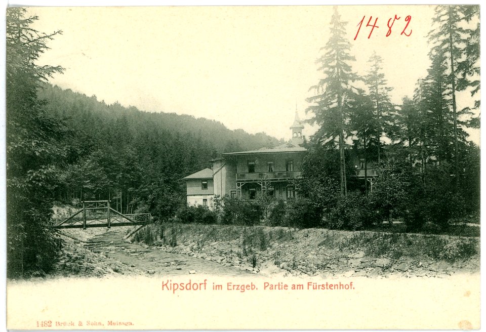 01482-Kipsdorf-1900-Partie am Fürstenhof-Brück & Sohn Kunstverlag