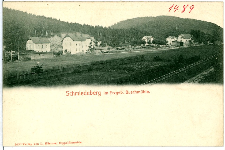 01489-Schmiedeberg-1900-Buschmühle-Brück & Sohn Kunstverlag