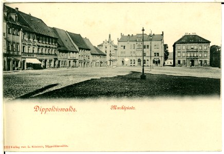 01393-Dippoldiswalde-1899-Marktplatz-Brück & Sohn Kunstverlag