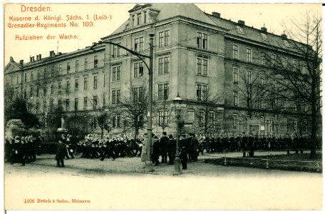 01406-Dresden-1899-Kaserne des Grenadier-Regiments Nr. 100-Brück & Sohn Kunstverlag