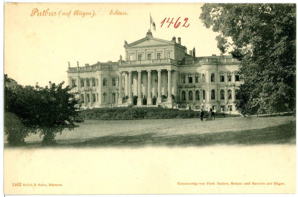 01462-Putbus-1900-Schloß-Brück & Sohn Kunstverlag
