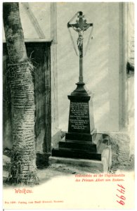 01499-Wolkau-1900-Gedenkstein-Brück & Sohn Kunstverlag