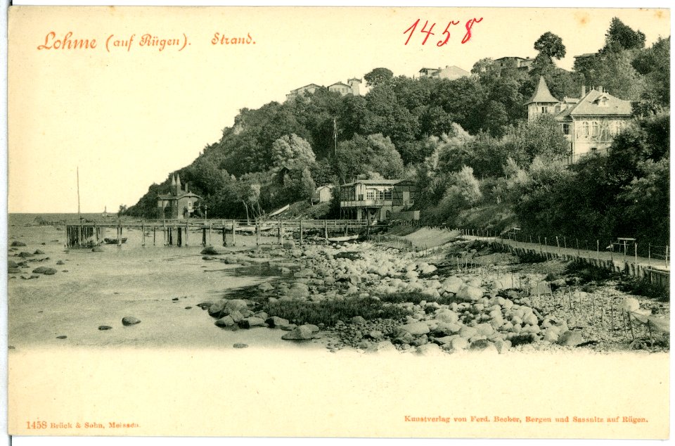 01458-Lohme-1900-Strand-Brück & Sohn Kunstverlag