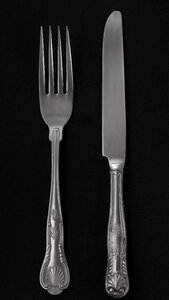 Tableware silver tableware fork photo