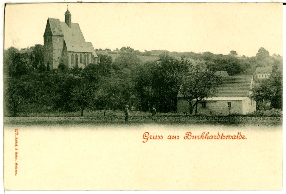 00477-Burkhardtswalde-1898-Kirche-Brück & Sohn Kunstverlag