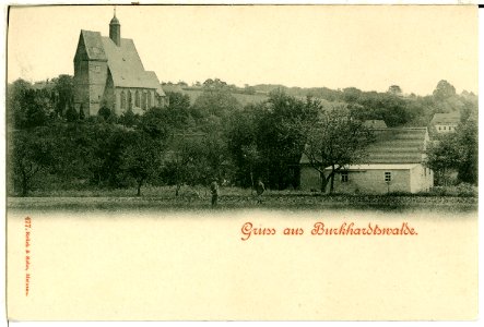 00477-Burkhardtswalde-1898-Kirche-Brück & Sohn Kunstverlag