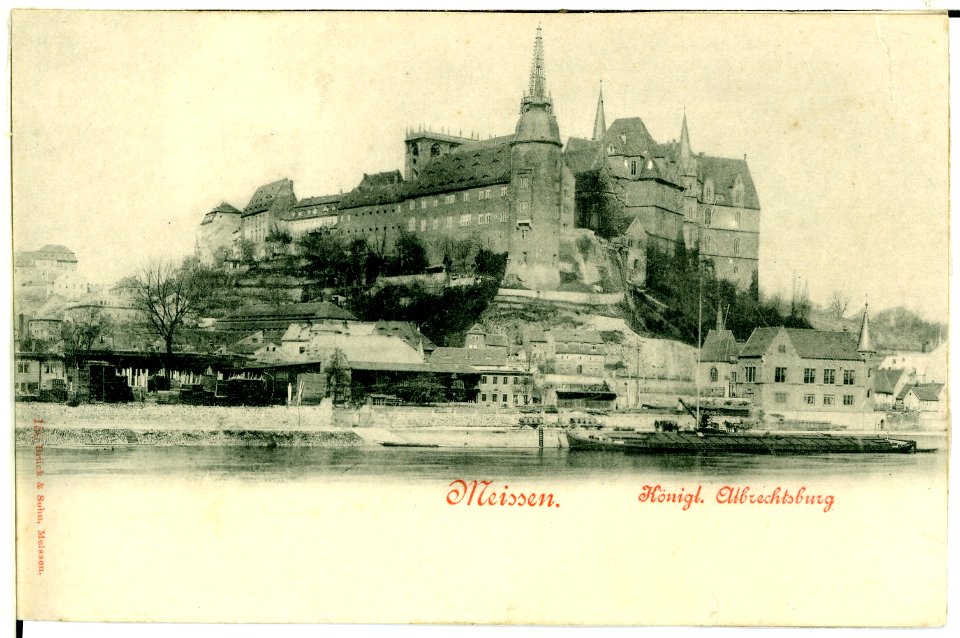 00150-Meißen-1898-Burgberg-Brück & Sohn Kunstverlag