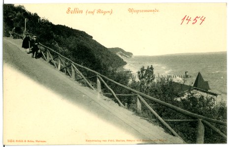 01454-Sellin-1900-Uferpromenade-Brück & Sohn Kunstverlag