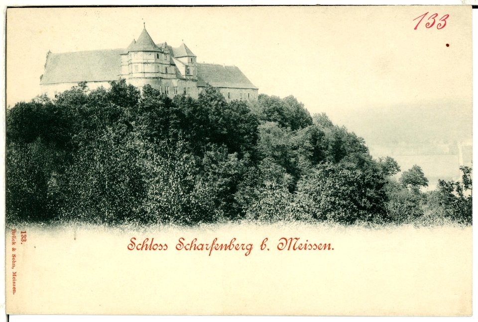 00133-Scharfenberg-1898-Schloß-Brück & Sohn Kunstverlag