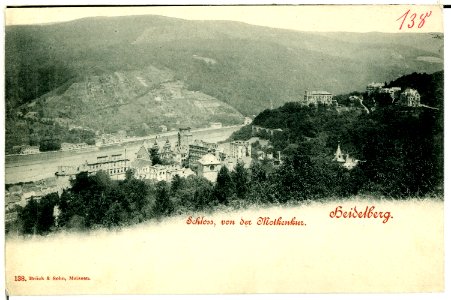 00138-Heidelberg-1898-Schloß-Brück & Sohn Kunstverlag