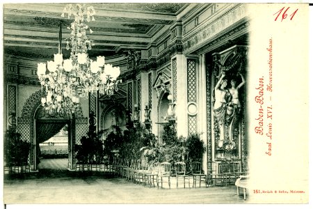 00161-Baden-Baden-1898-Konversationshaus, Saal Louis XVI.-Brück & Sohn Kunstverlag