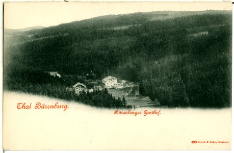 00499-Bärenburg-1898-Gasthof-Brück & Sohn Kunstverlag