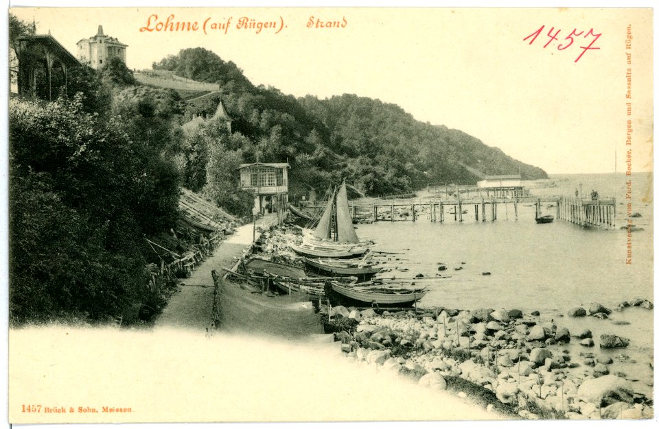 01457-Lohme-1900-Strand-Brück & Sohn Kunstverlag