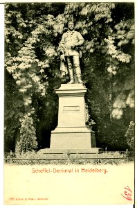 00139-Heidelberg-1898-Scheffel Denkmal-Brück & Sohn Kunstverlag