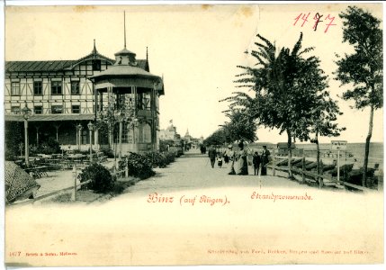 01477-Binz-1900-Strandpromenade-Brück & Sohn Kunstverlag