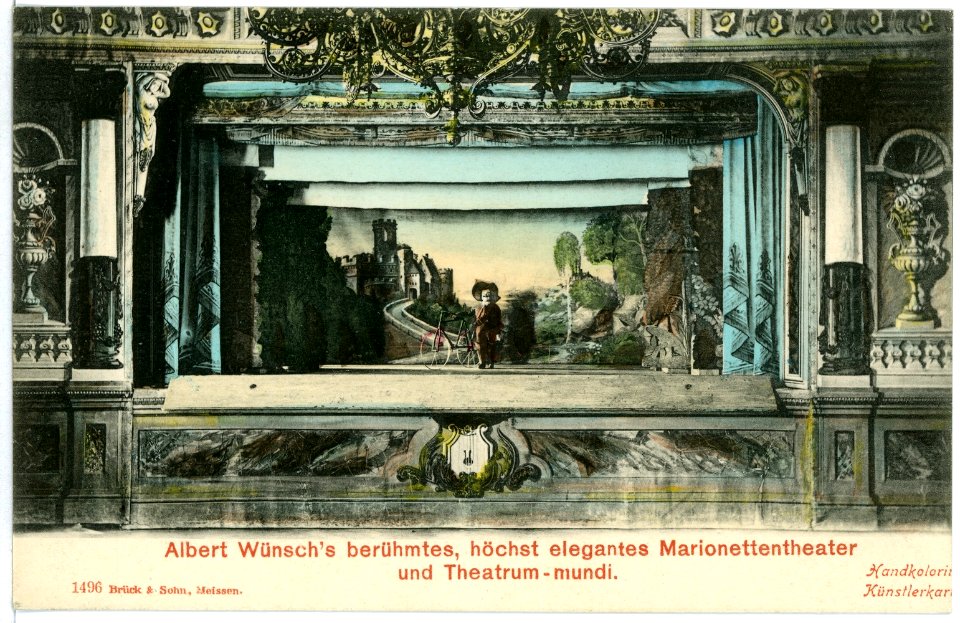 01496-Meißen-1900-Albert Wünschs Marionettentheater-Brück & Sohn Kunstverlag