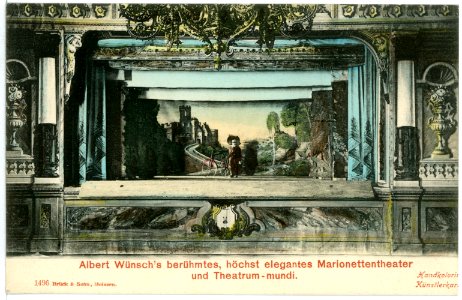 01496-Meißen-1900-Albert Wünschs Marionettentheater-Brück & Sohn Kunstverlag