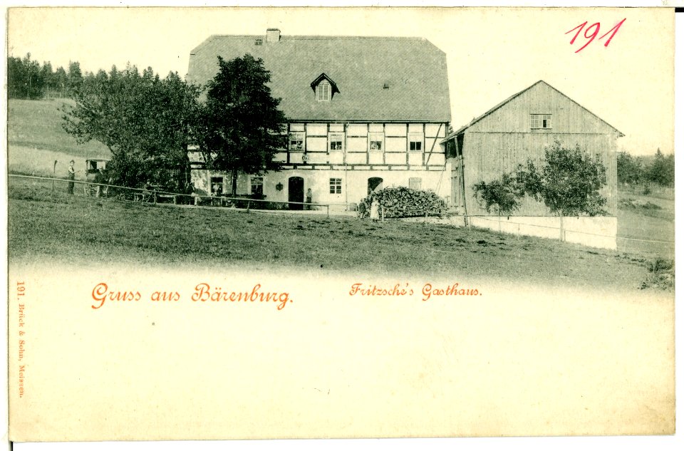 00191-Bärenburg-1898-Fritzsches Gasthof-Brück & Sohn Kunstverlag