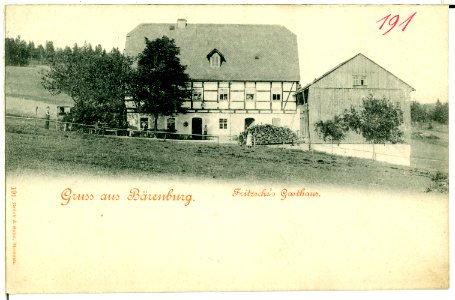 00191-Bärenburg-1898-Fritzsches Gasthof-Brück & Sohn Kunstverlag