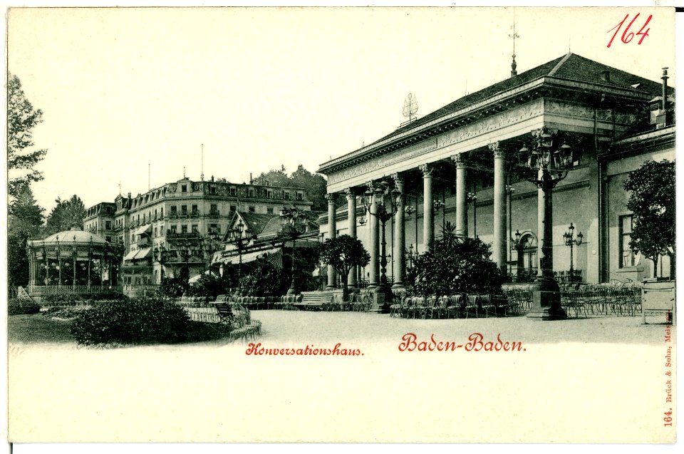 00164-Baden-Baden-1898-Konversationshaus-Brück & Sohn Kunstverlag