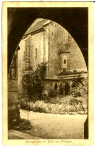 00456-Meißen-1898-Kreuzgänge im Dom-Brück & Sohn Kunstverlag