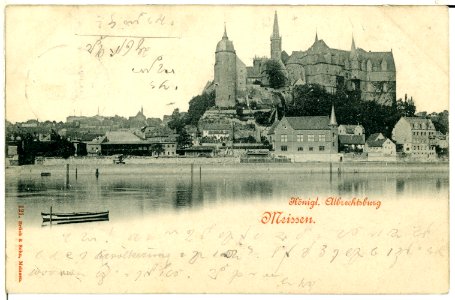 00121-Meißen-1898-Albrechtsburg-Brück & Sohn Kunstverlag