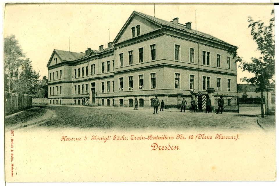 00287-Dresden-1898-Neue Trainkaserne-Brück & Sohn Kunstverlag