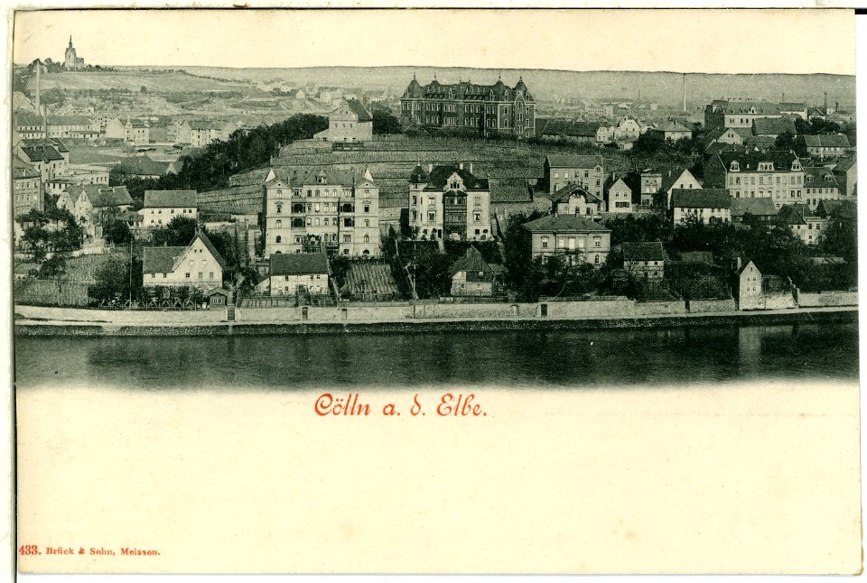 00433-Meißen-1898-Cölln an der Elbe-Brück & Sohn Kunstverlag