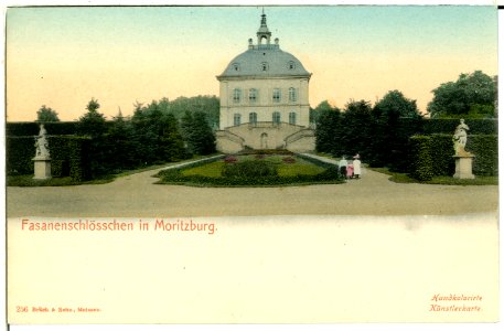 00256-Moritzburg-1898-Fasanenschlösschen-Brück & Sohn Kunstverlag