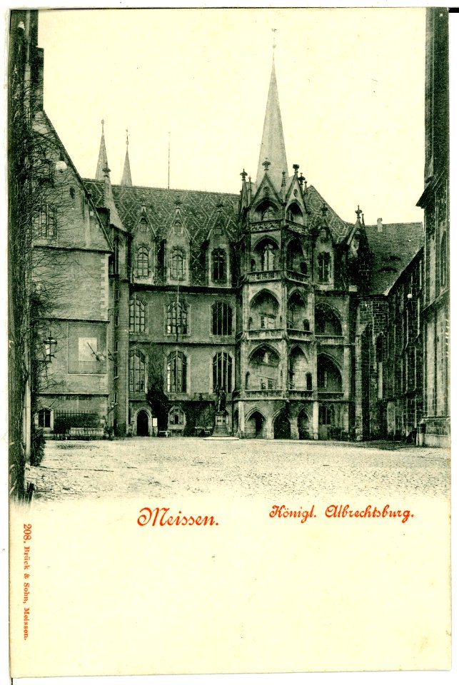 00208-Meißen-1898-Albrechtsburg-Brück & Sohn Kunstverlag