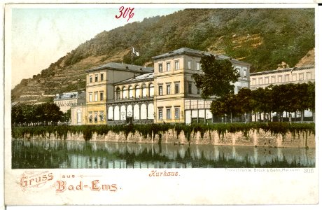 00306-Bad Ems-1898-Kurhaus-Brück & Sohn Kunstverlag