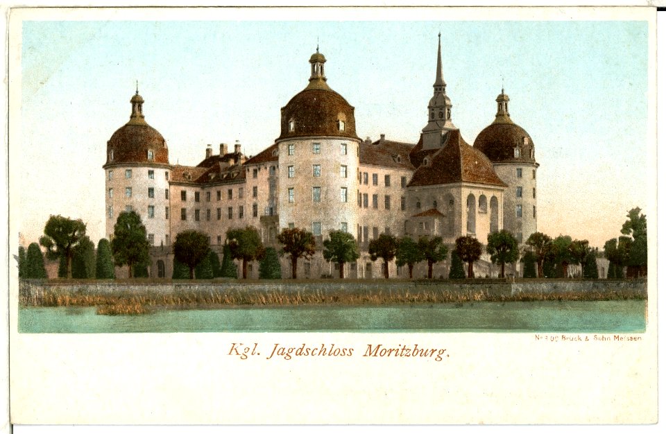 00300-Moritzburg-1898-Jagdschloß-Brück & Sohn Kunstverlag