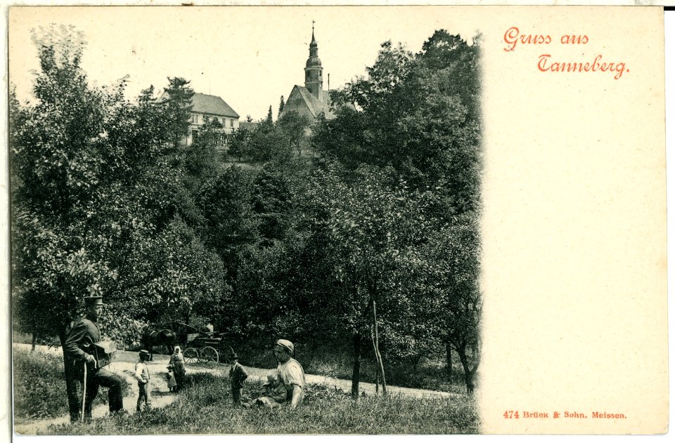 00474-Tannenberg-1898-Ansicht-Brück & Sohn Kunstverlag