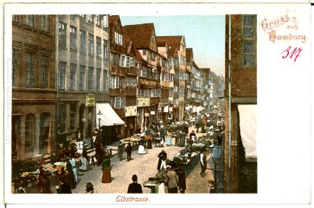 00317-Hamburg-1898-Elbstraße-Brück & Sohn Kunstverlag