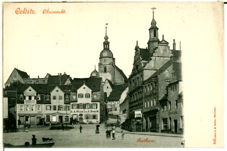 00442-Colditz-1898-Obermarkt-Brück & Sohn Kunstverlag