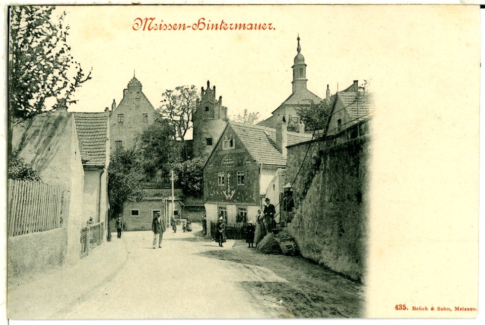 00435-Meißen-1898-Hintermauer-Brück & Sohn Kunstverlag