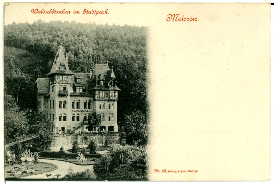 00048-Meißen-1898-Waldschlößchen-Brück & Sohn Kunstverlag