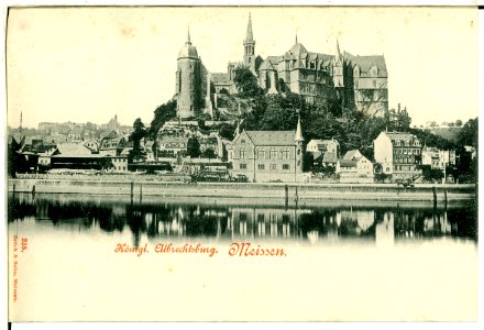 00255-Meißen-1898-Burgberg, Loge, Elbe-Brück & Sohn Kunstverlag