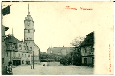 00430-Nossen-1898-Untermarkt-Brück & Sohn Kunstverlag