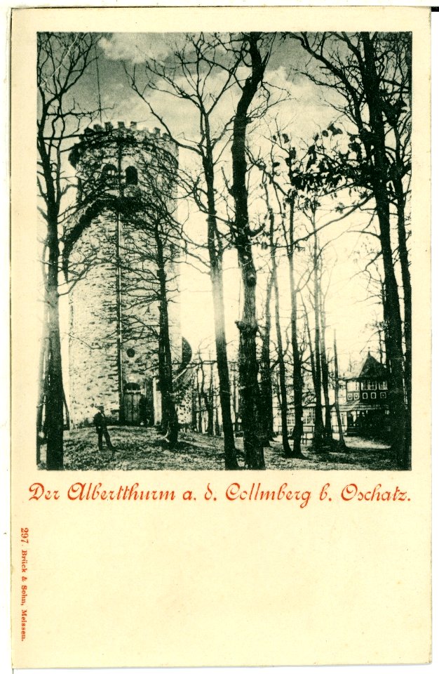 00297-Collmberg-1898-Albertthurm-Brück & Sohn Kunstverlag