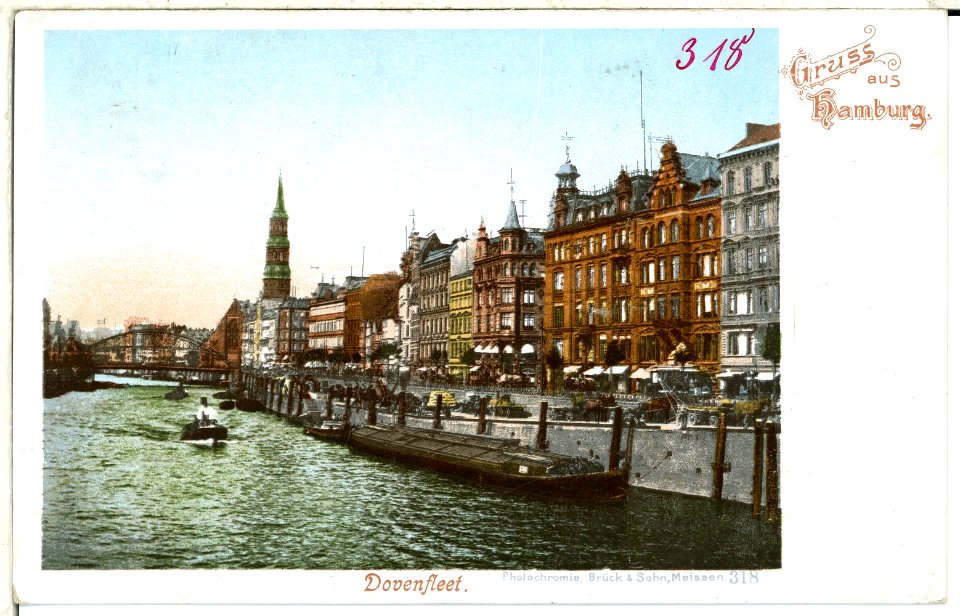 00318-Hamburg-1898-Dovenfleet-Brück & Sohn Kunstverlag