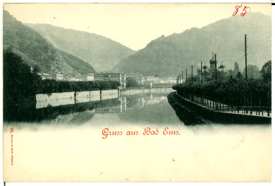 00085-Bad Ems-1898-Stadtansicht-Brück & Sohn Kunstverlag