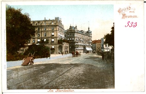 00333-Bremen-1898-Am Heerdenthor-Brück & Sohn Kunstverlag
