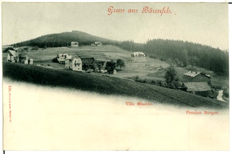00115-Bärenfels-1898-Villa Missnia, Pension Burger-Brück & Sohn Kunstverlag