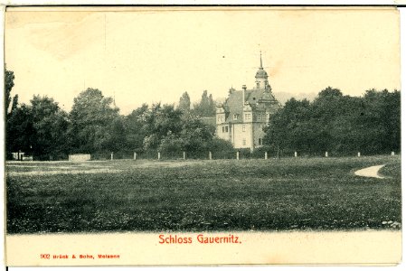 00902-Gauernitz-1899-Schloß-Brück & Sohn Kunstverlag