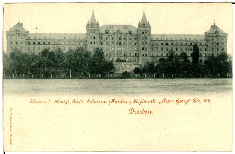 00076-Dresden-1898-Schützen-Kaserne-Brück & Sohn Kunstverlag