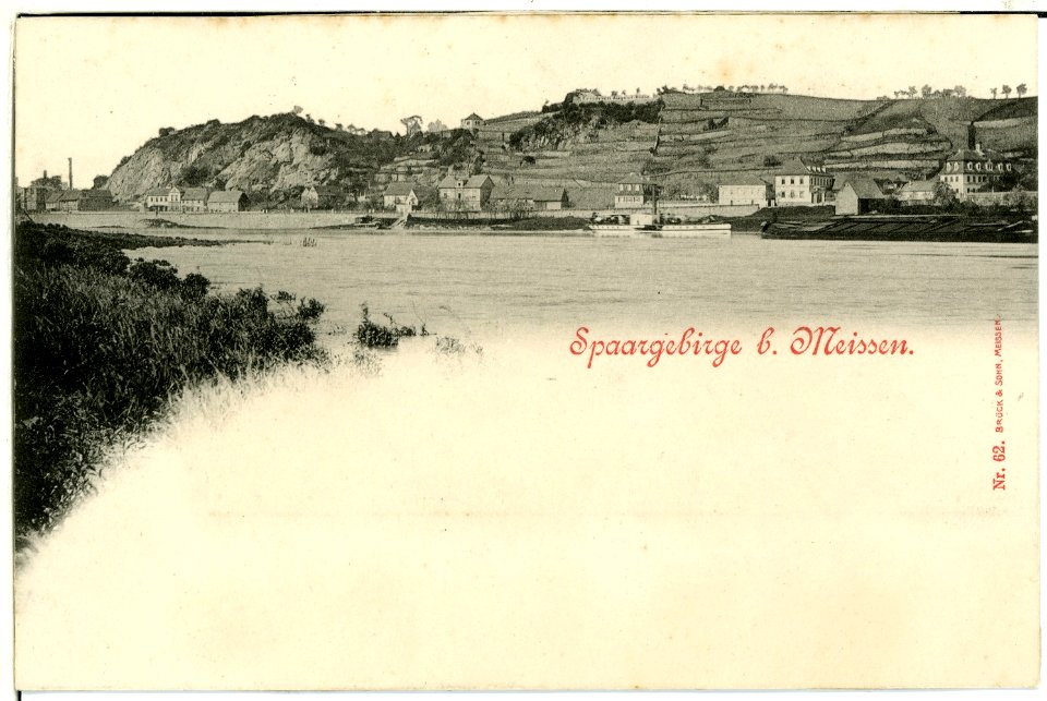 00062-Meißen-1898-Spaargebirge-Brück & Sohn Kunstverlag